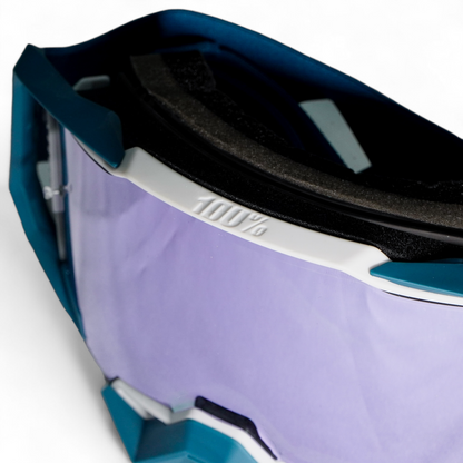 Goggles 100% Armega Albar Flash Silver Lens