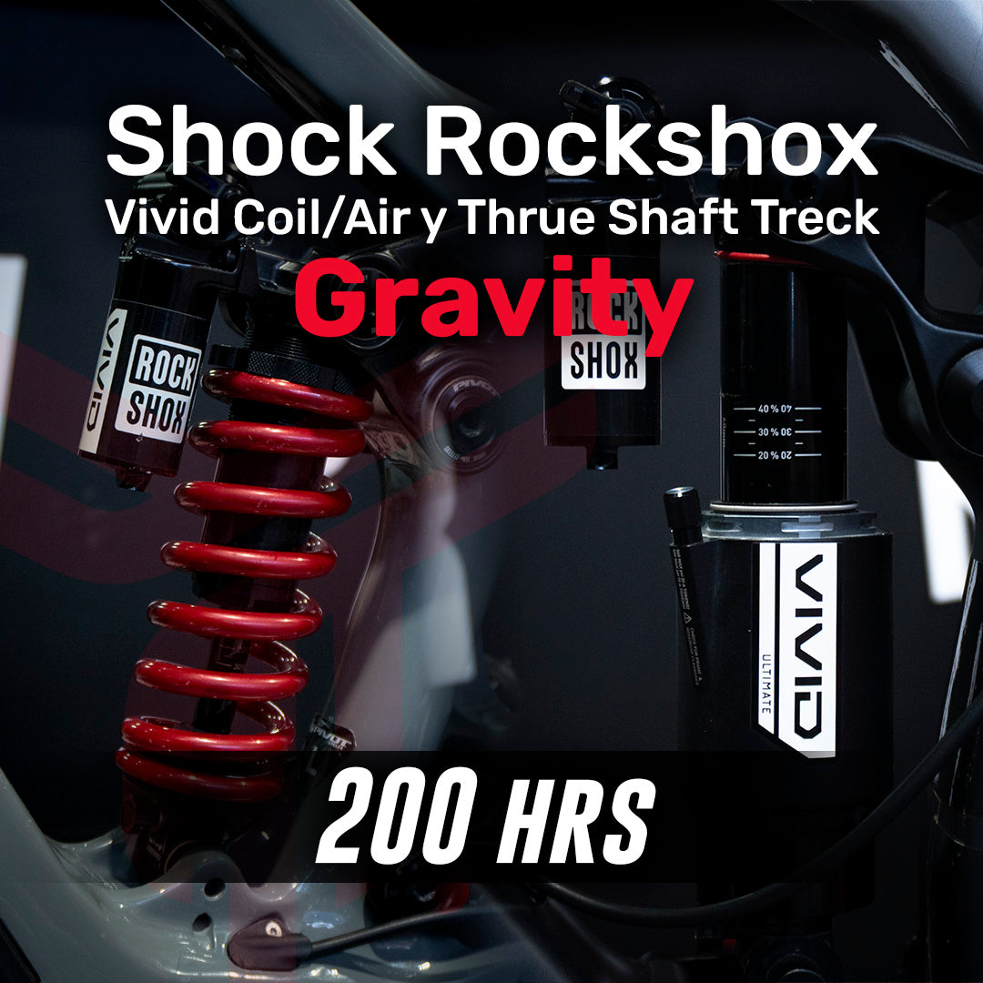 Servicio Shock Rockshox Gravity Vivid Coil/Vivid Air & Thrue Shaft Treck 200 horas