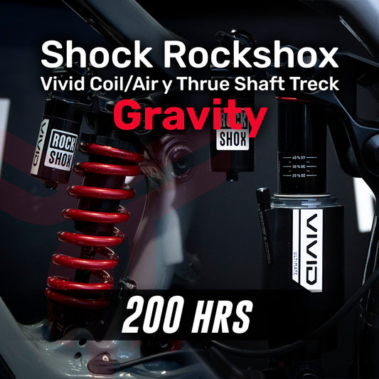Servicio Shock Rockshox Gravity Vivid Coil/Vivid Air & Thrue Shaft Treck 200 horas