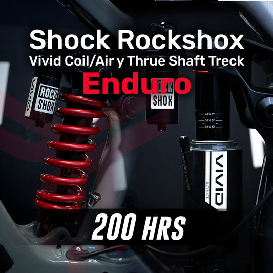 Servicio Shock Rockshox Enduro Vivid Coil/Vivid Air & Thrue Shaft Treck 200 horas