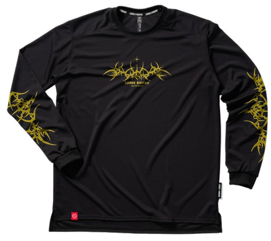 Jersey Loose Rider Manga Larga Tribe Gold